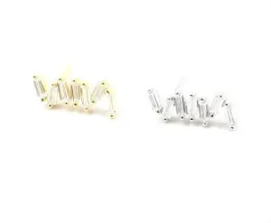 Zig-Zag Ear Climbers